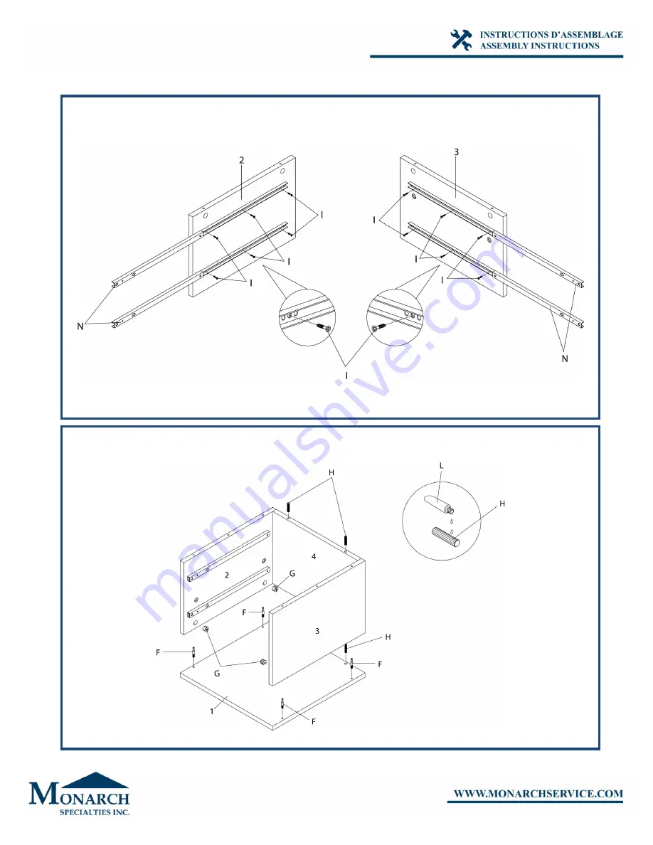 Monarch I 7216 Assembly Instructions Manual Download Page 9