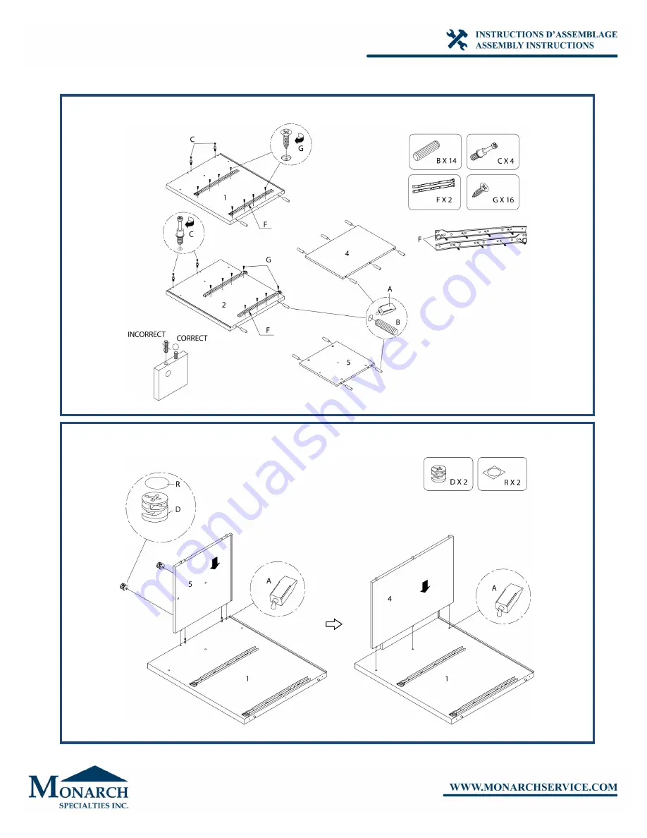 Monarch I 7356 Assembly Instructions Manual Download Page 12