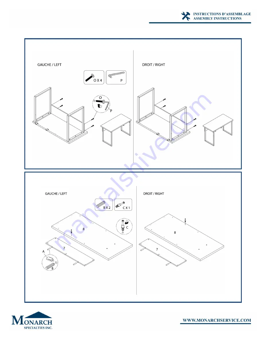 Monarch I 7356 Assembly Instructions Manual Download Page 16