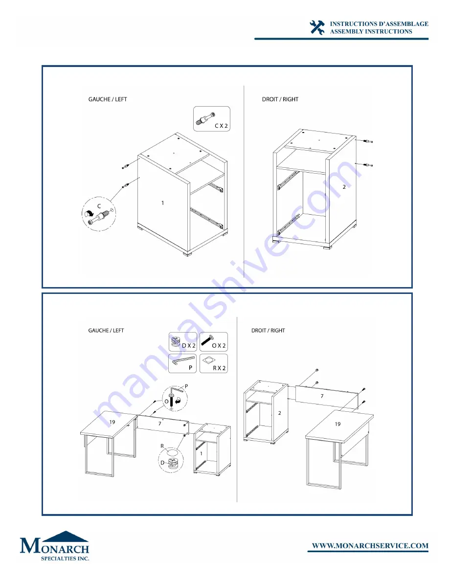 Monarch I 7356 Assembly Instructions Manual Download Page 17