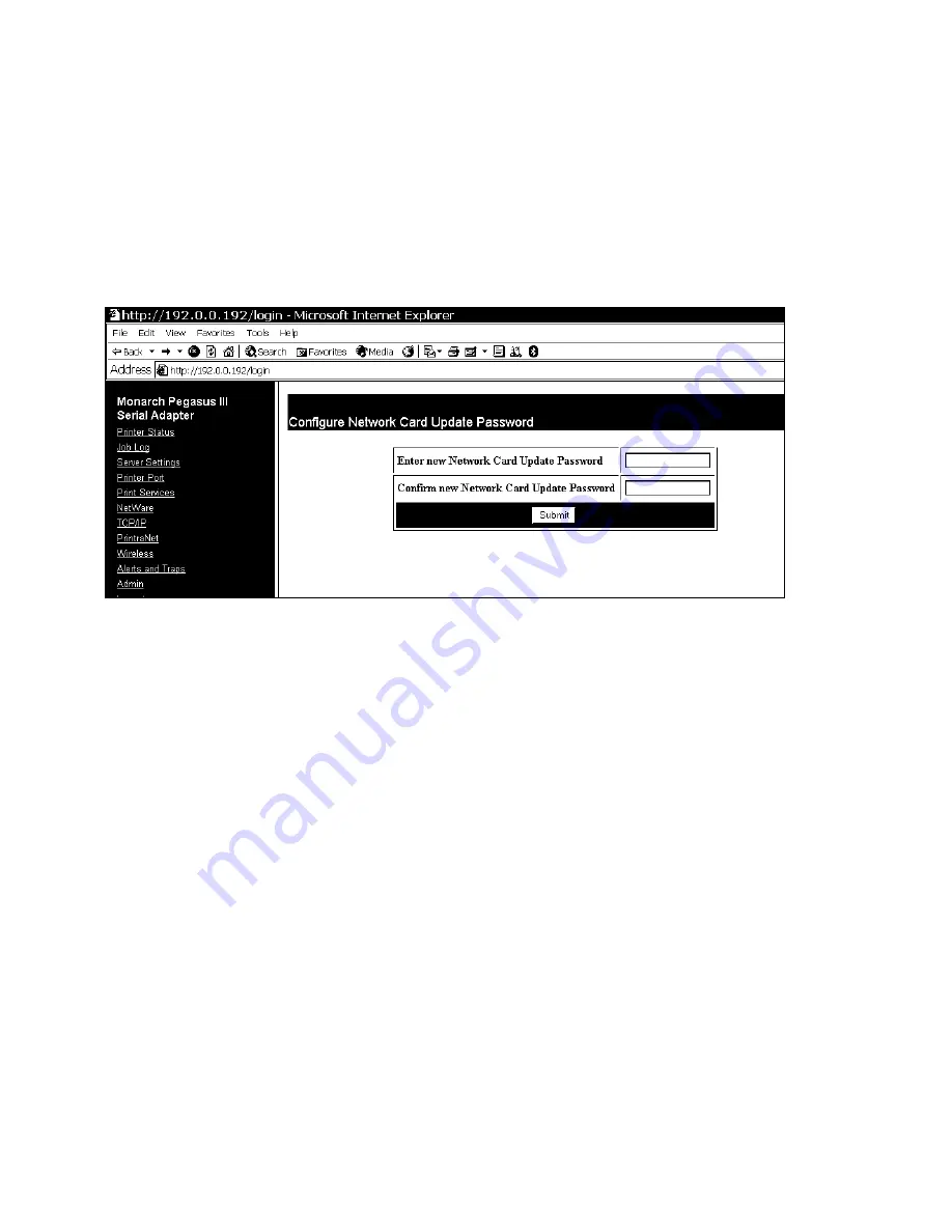 Monarch Sierra Sport2 9460 System Administrator Manual Download Page 51