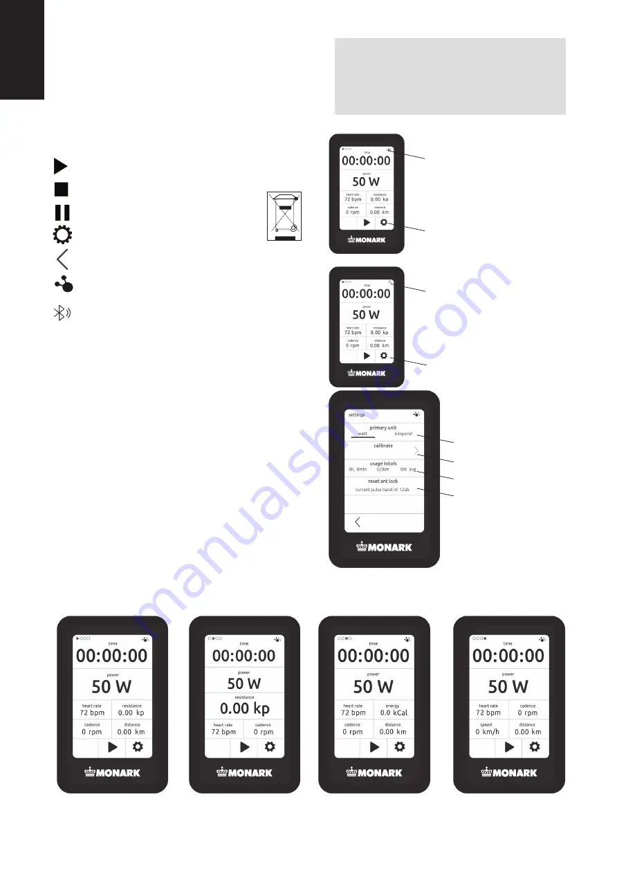 Monark 828 novo mini Manual Download Page 14