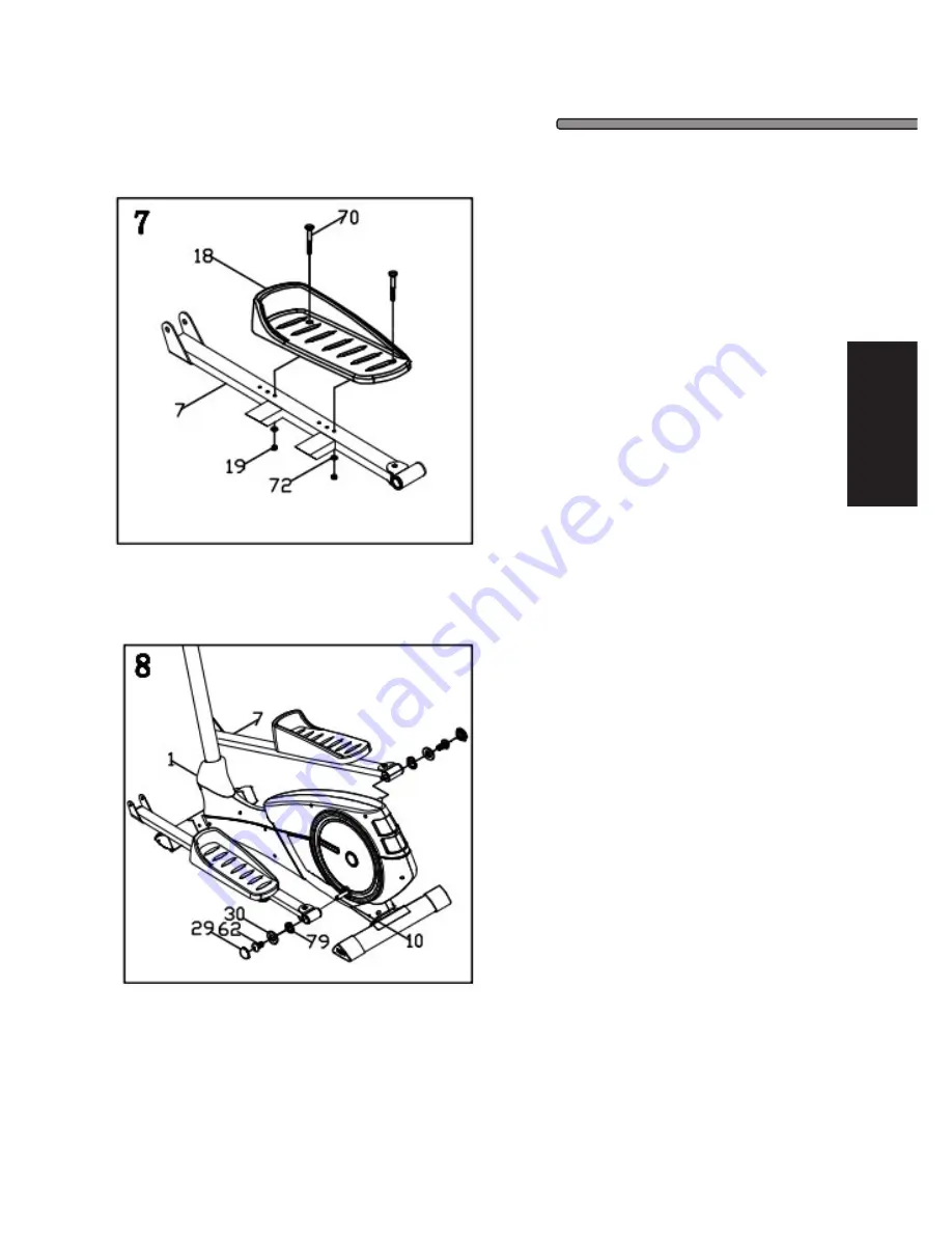 Monark crosstrainer x200 Manual Download Page 21