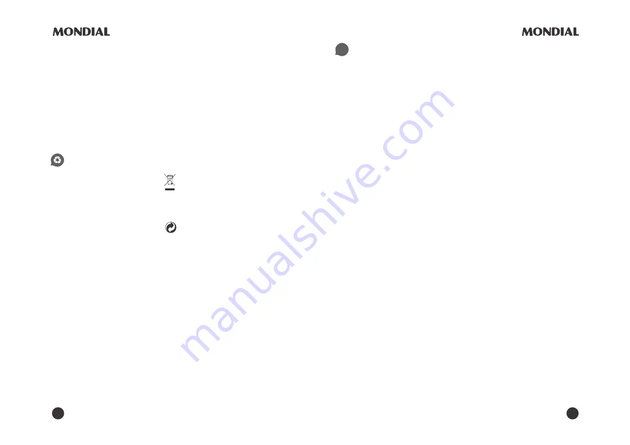 Mondial Designs Limited GW-01 Instruction Manual And Technical Service Download Page 21