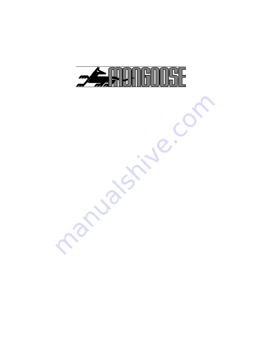 Mongoose VT604 Owner'S Manual Download Page 1