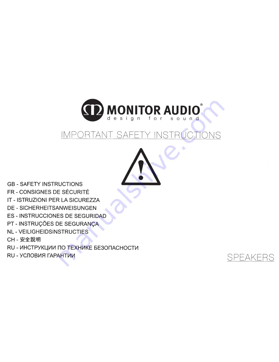 Monitor Audio CWT 140 Installation Manual Download Page 9