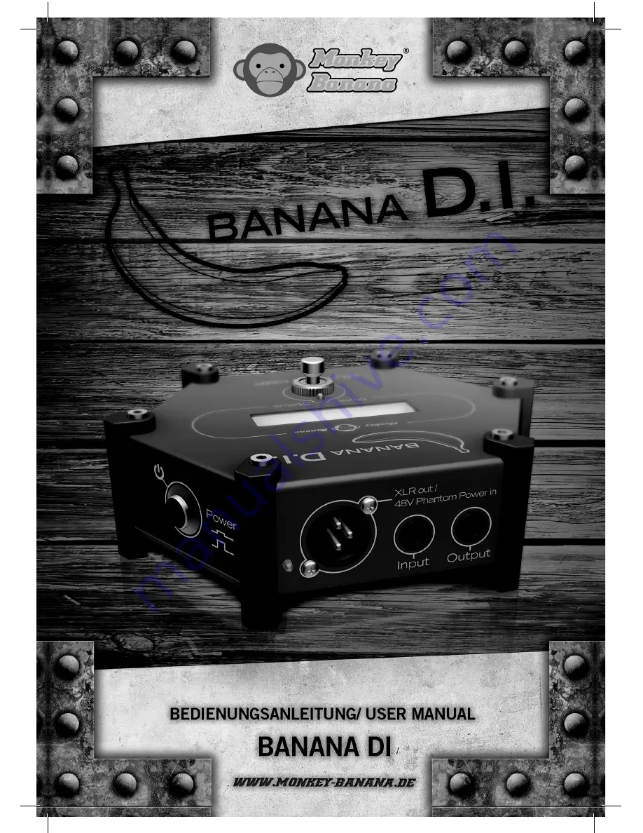 Monkey Banana Banana D.I. User Manual Download Page 1