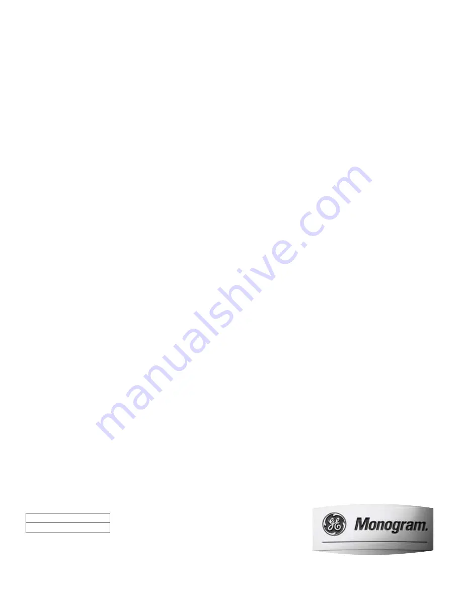 Monogram 224D3735P001 Design And Installation Manual Download Page 1