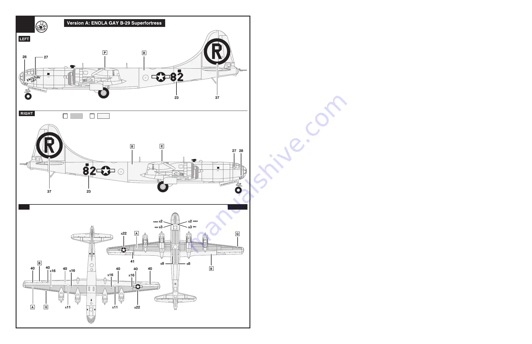 Monogram B-29 Superfortress Manual Download Page 18