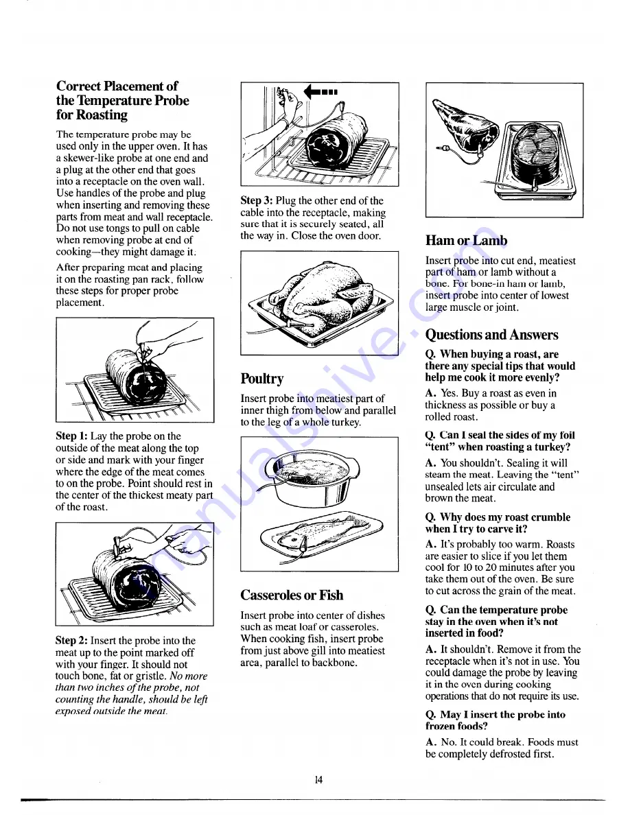 Monogram JKP47G Use And Care Manual Download Page 14