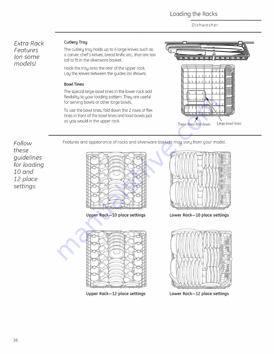 Monogram Monogram ZBD8900PII Owner'S Manual Download Page 16