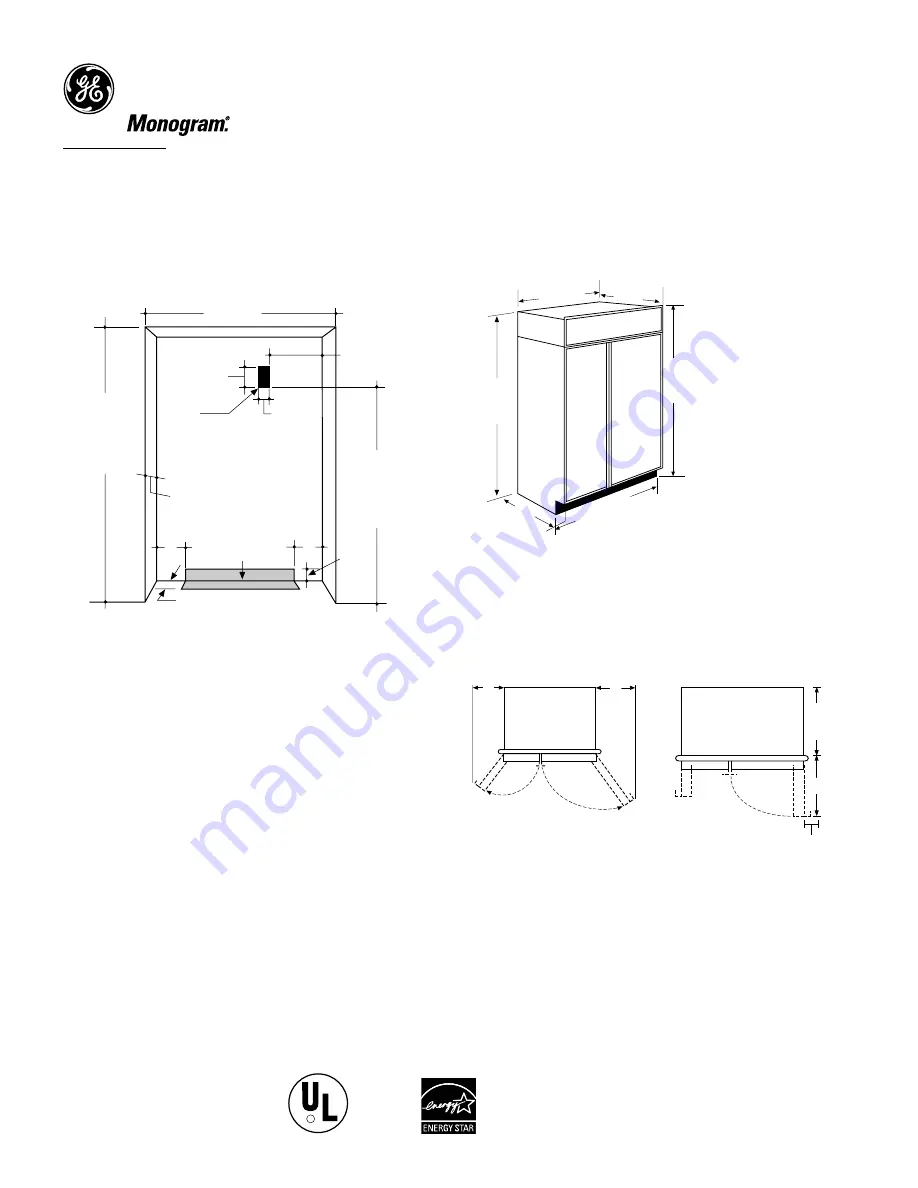 Monogram Monogram ZISB480DR Скачать руководство пользователя страница 1