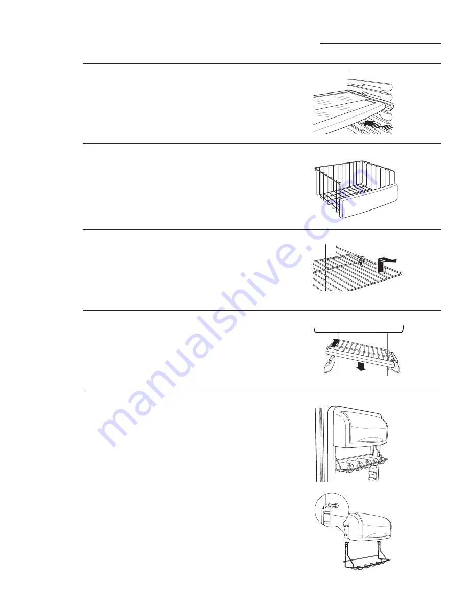 Monogram Side-by-side stainless Steel Free-Standing Refrigerators Скачать руководство пользователя страница 14