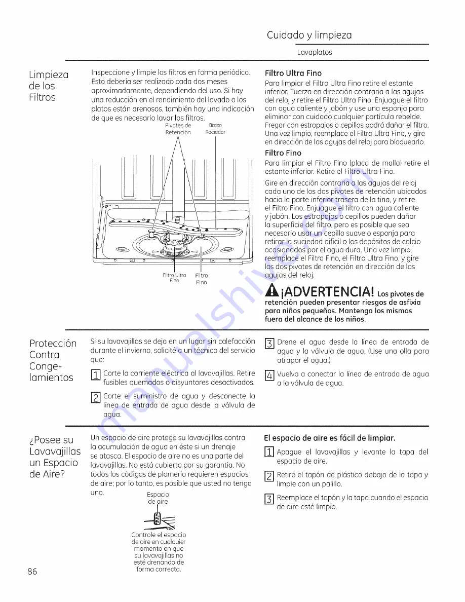 Monogram ZDT800 Скачать руководство пользователя страница 86