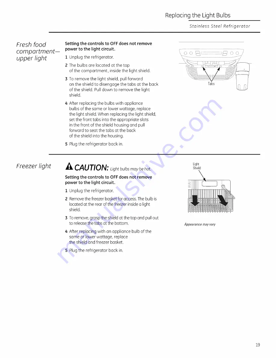 Monogram ZFGP21HZJSS Скачать руководство пользователя страница 19