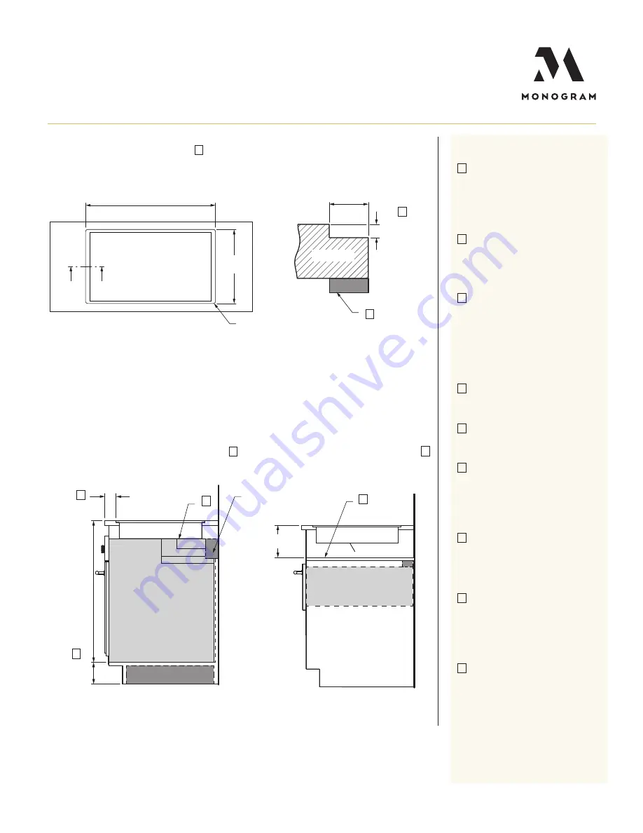 Monogram ZHU36RDTBB Quick Start Manual Download Page 4