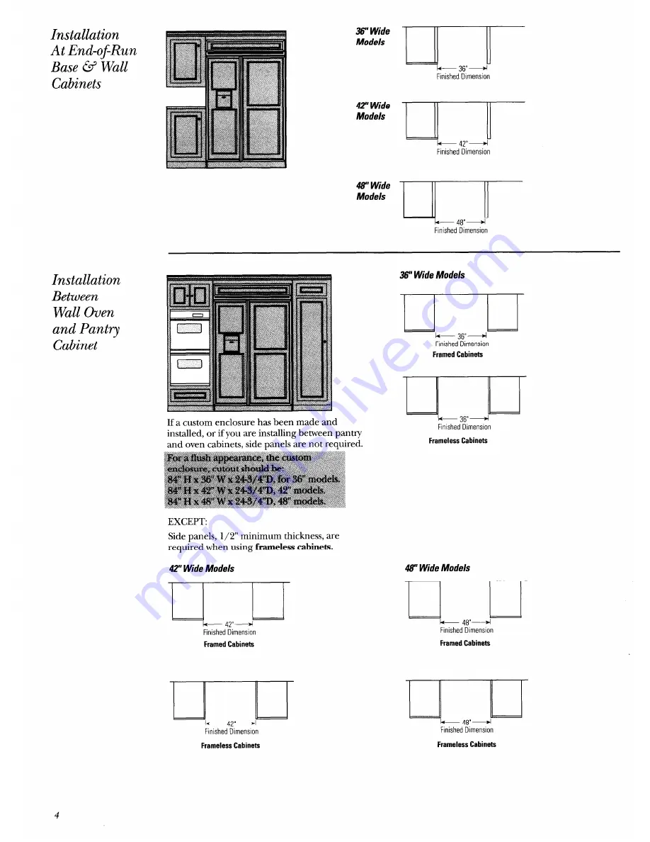 Monogram ZIS36NY Installation Instructions Manual Download Page 4