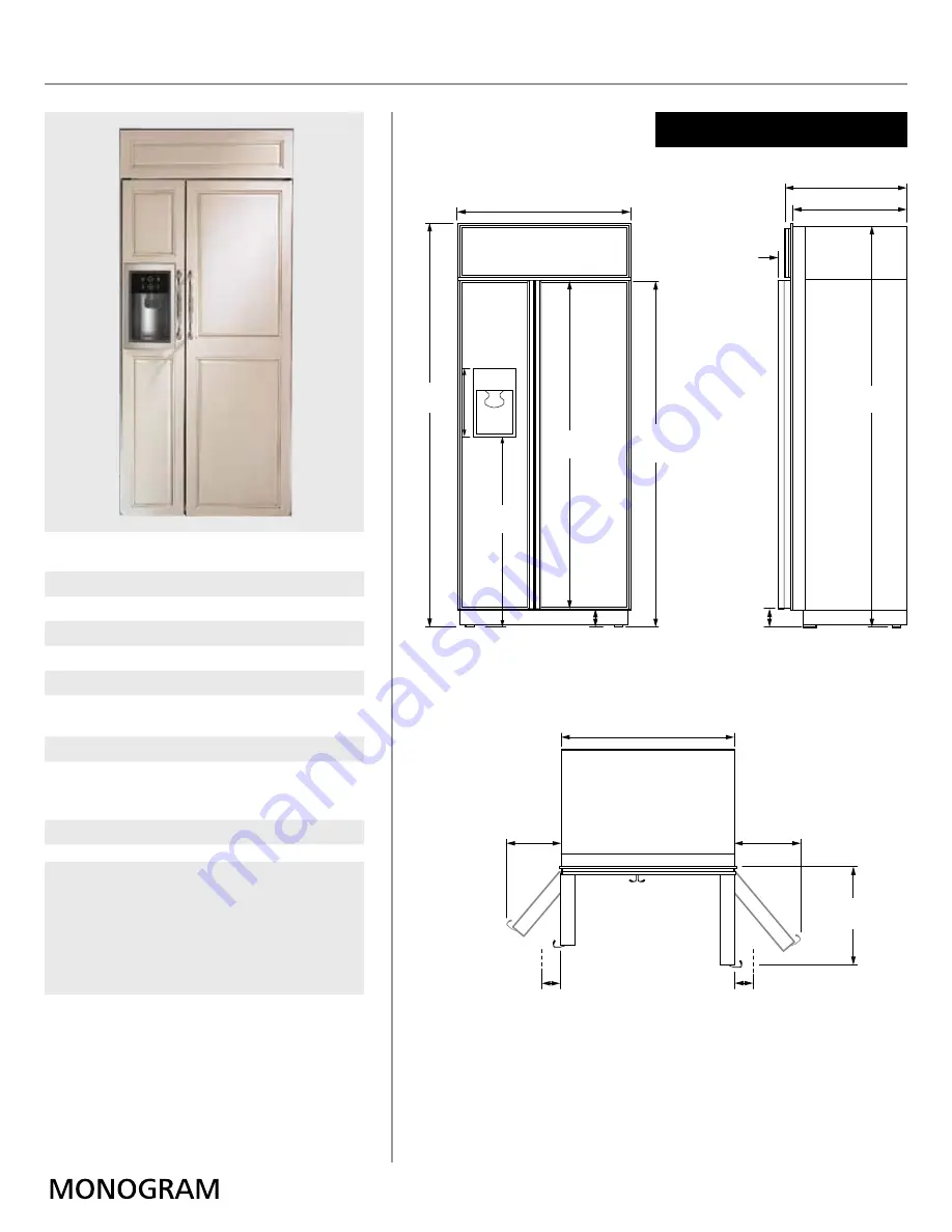 Monogram ZISB360DH Manual Download Page 9