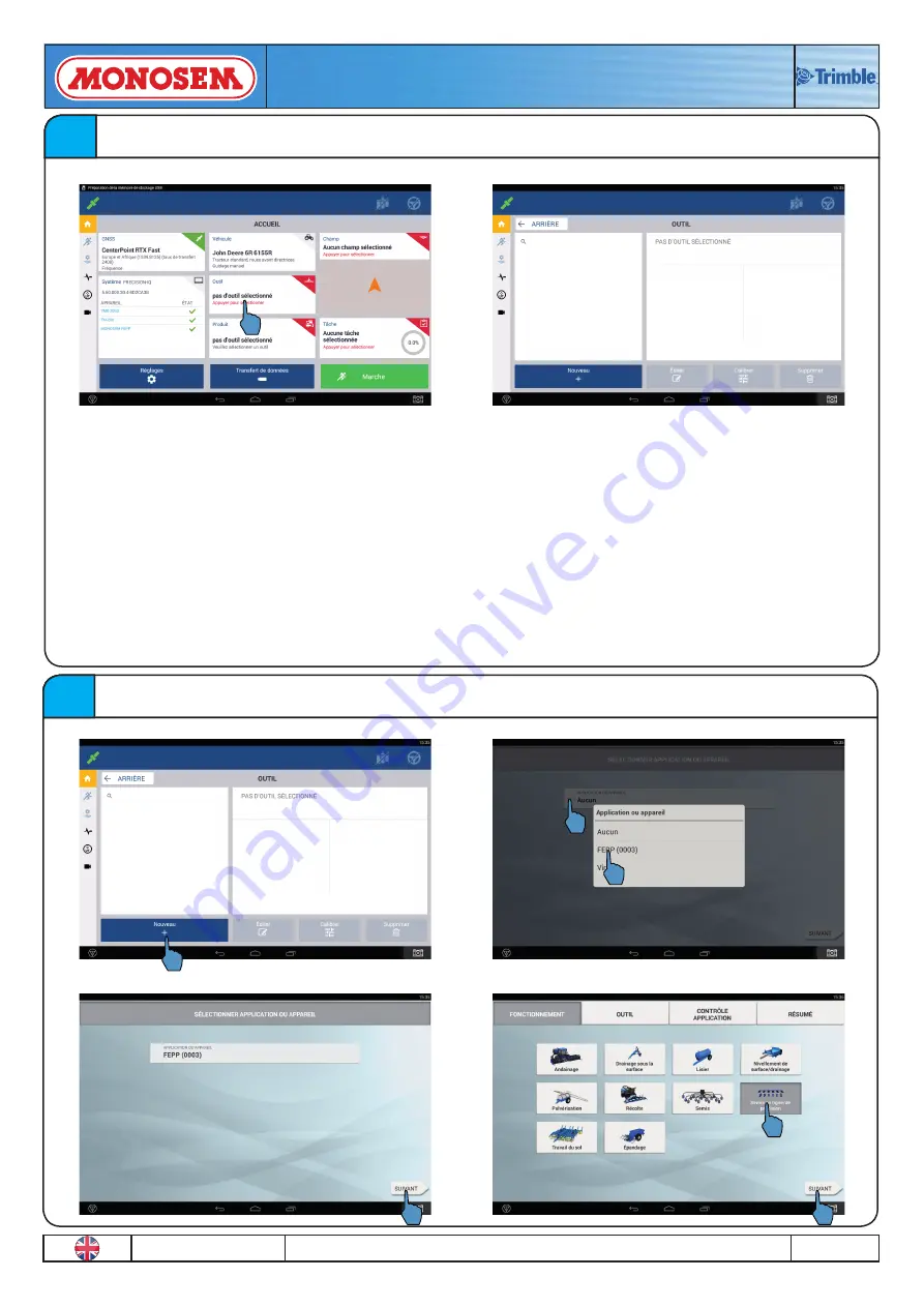 Monosem Trimble TMX-2050 Manual Download Page 4