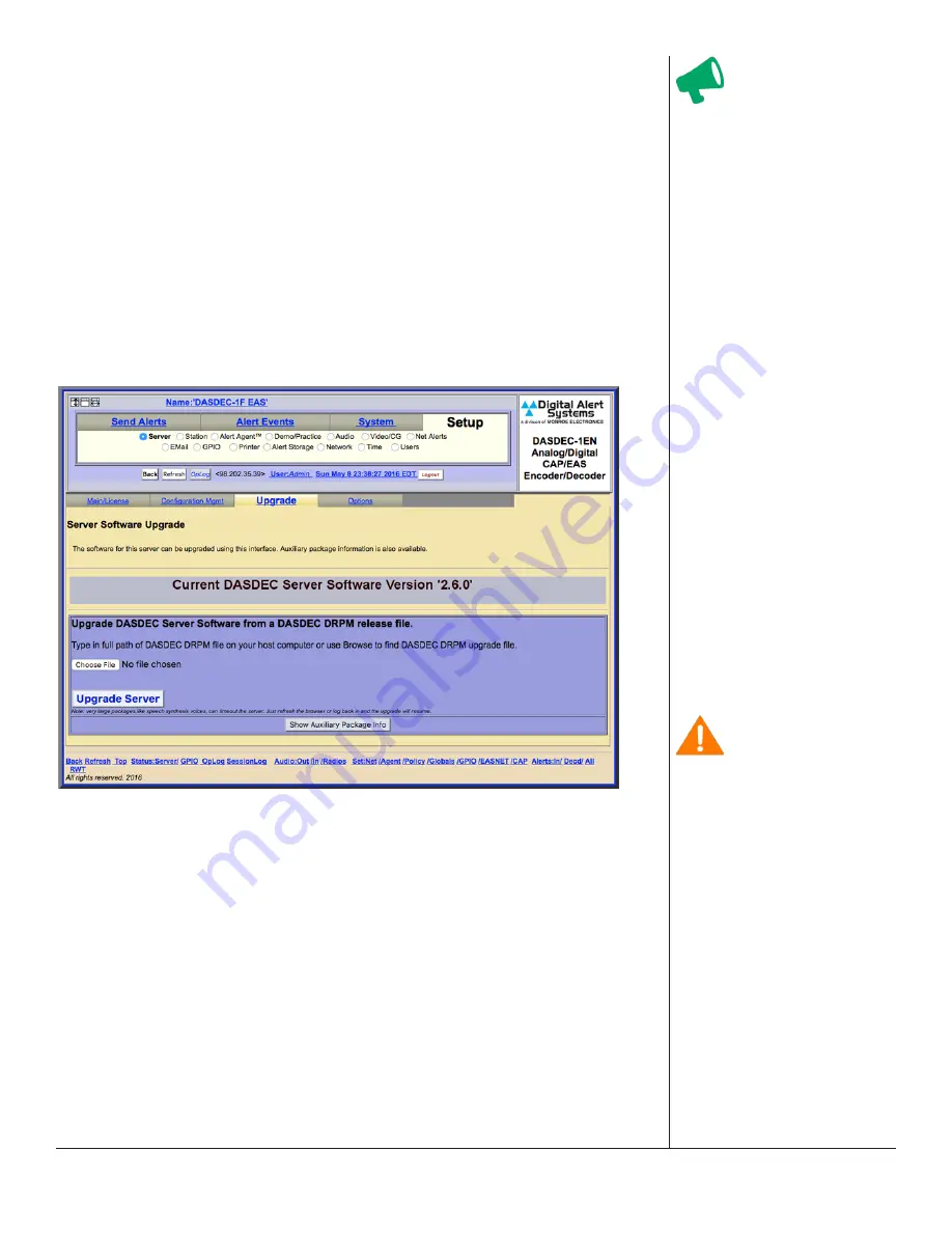 Monroe Electronics DASDEC-II User Manual Download Page 45