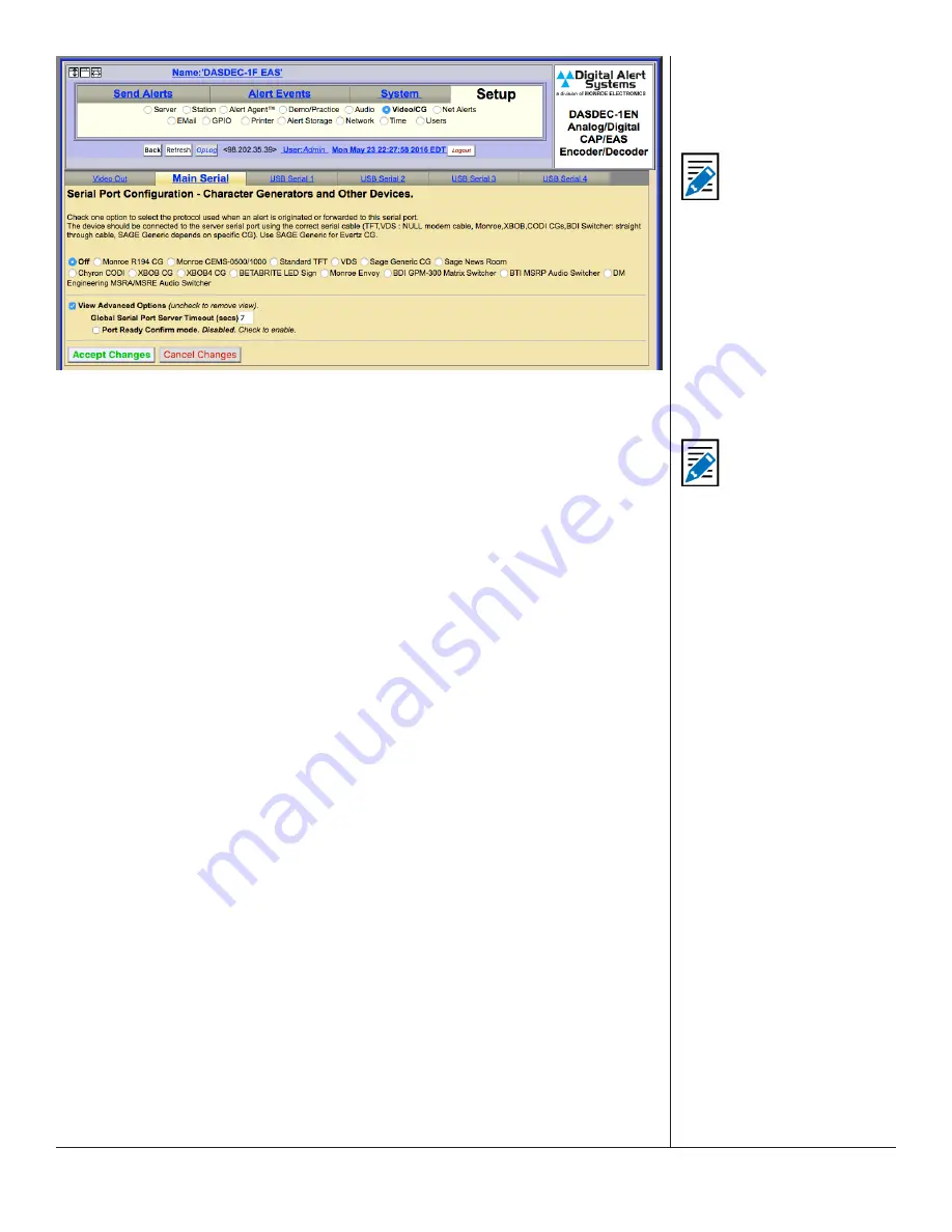 Monroe Electronics DASDEC-II User Manual Download Page 86