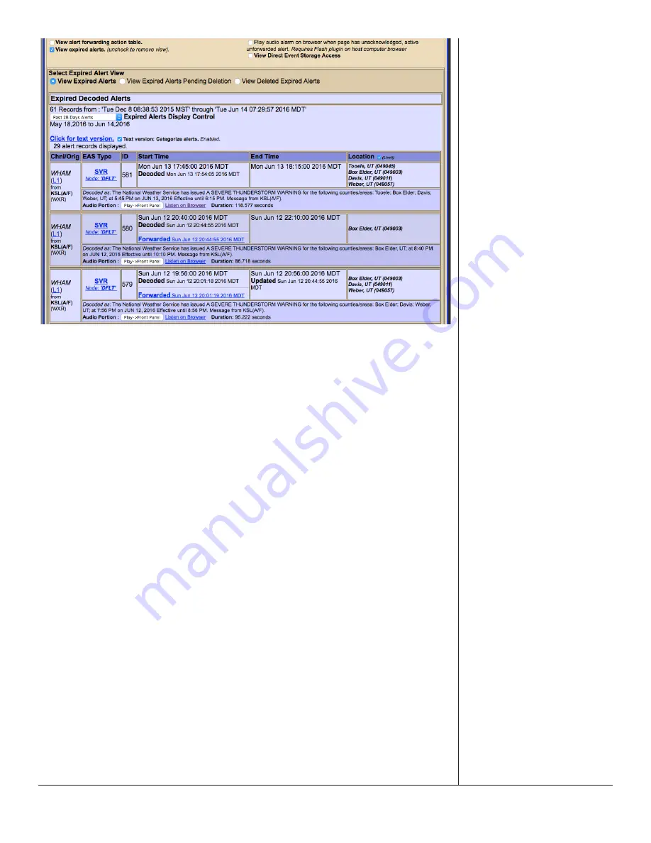 Monroe Electronics DASDEC-II User Manual Download Page 175