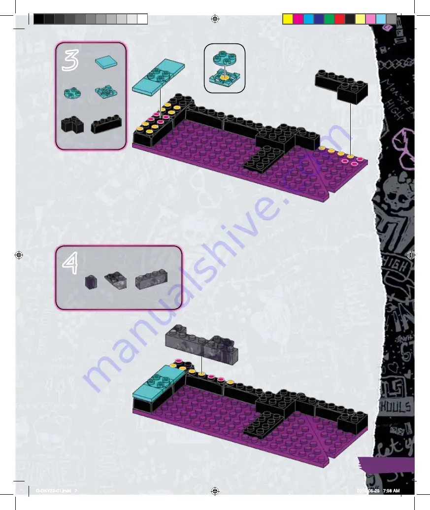 Monster High DKY23 Assembly Instructions Manual Download Page 7