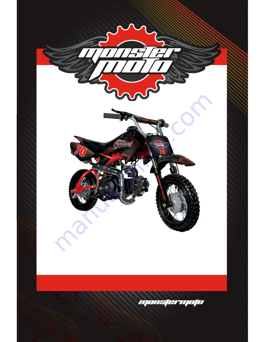 Monster Moto MM-X70 Owner'S Manual Download Page 1