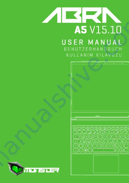 Monster ABRA A5 V15.10 User Manual Download Page 1