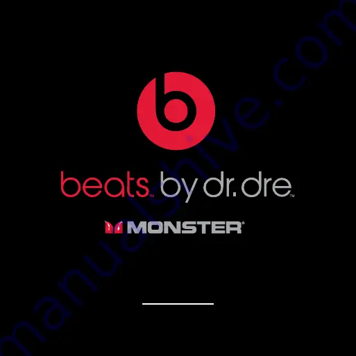 Monster beats by dr. dre MH IBTS IE BK CT CAN Скачать руководство пользователя страница 1