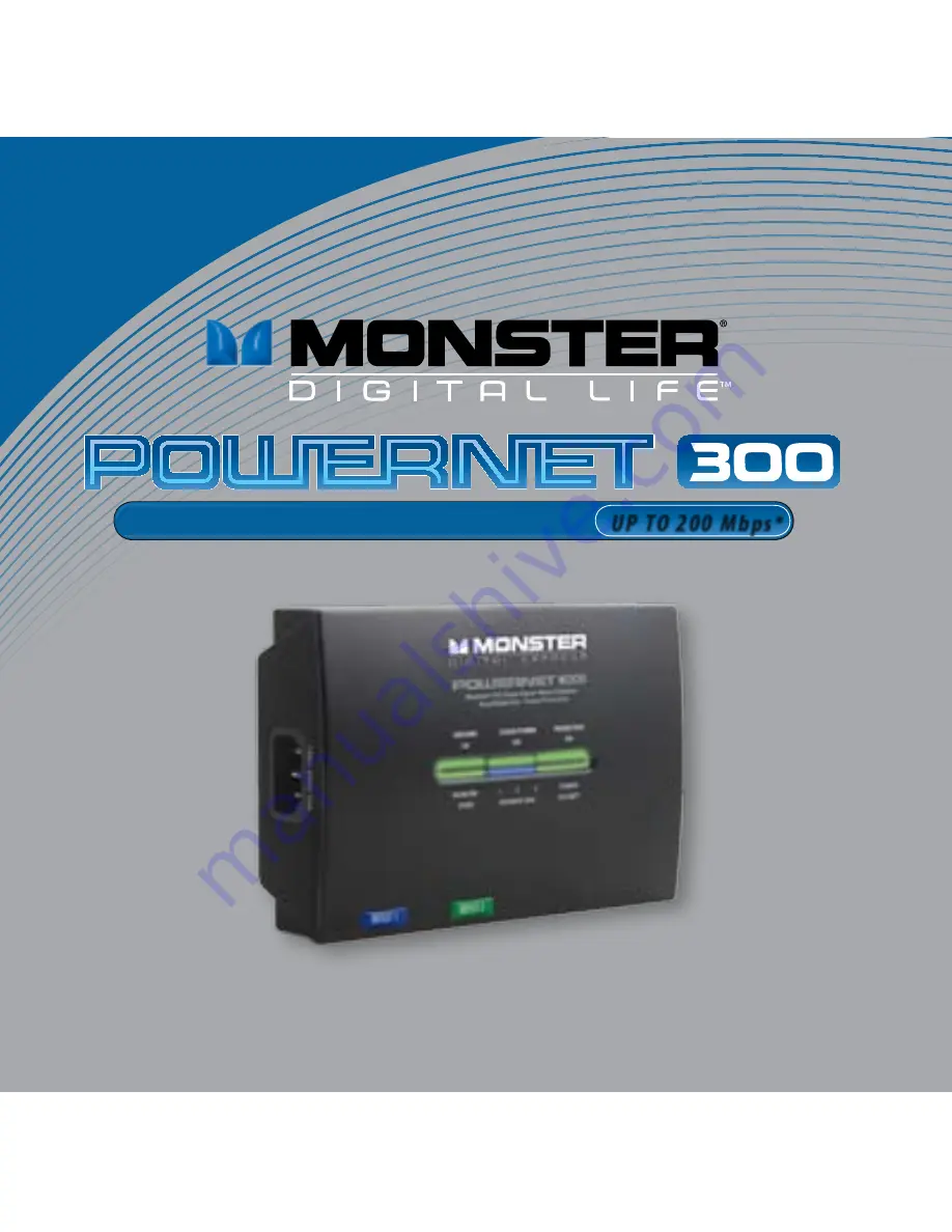 Monster Digital Life PowerNet 300 Instructions And Warranty Information Download Page 1