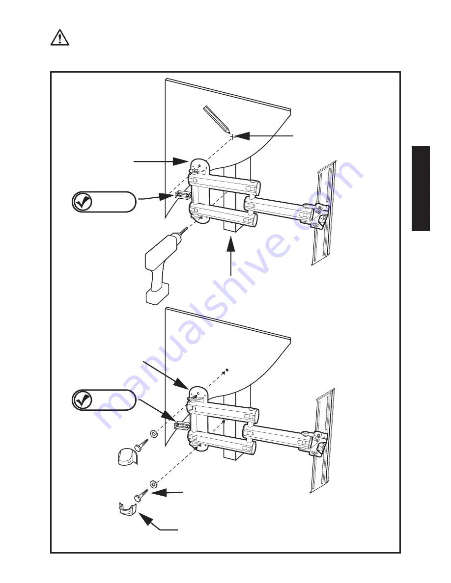 Monster FLATSCREEN Medium Articulating Mount User Manual & Warranty Download Page 45