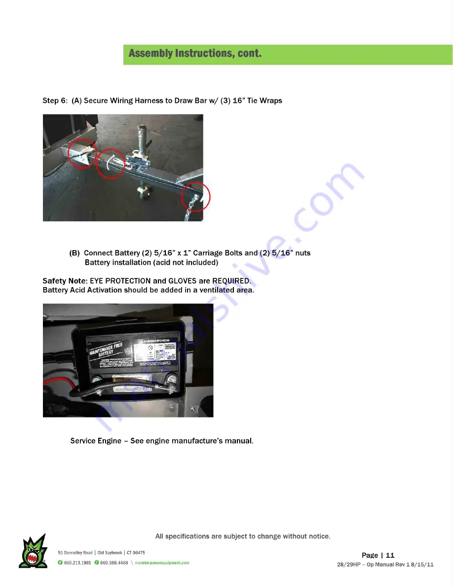 Monster SM28EFISU Operating Manual Download Page 12