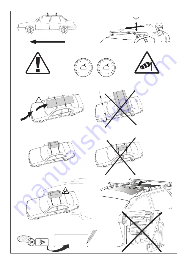 Mont Blanc RoofBar Flex 3 BU1 Fitting Instructions Manual Download Page 14