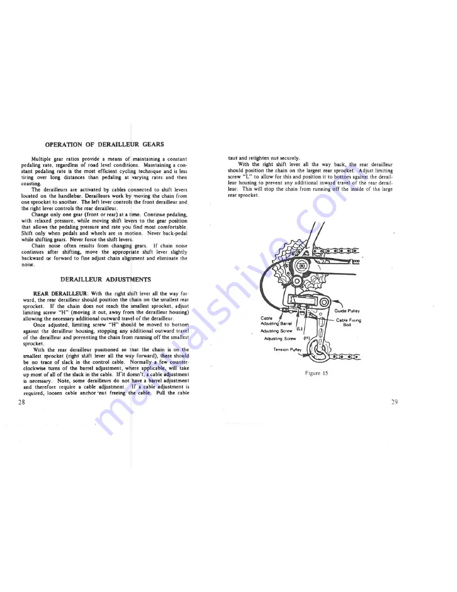 MONTAGUE Biframe Owenrs Manual Download Page 16