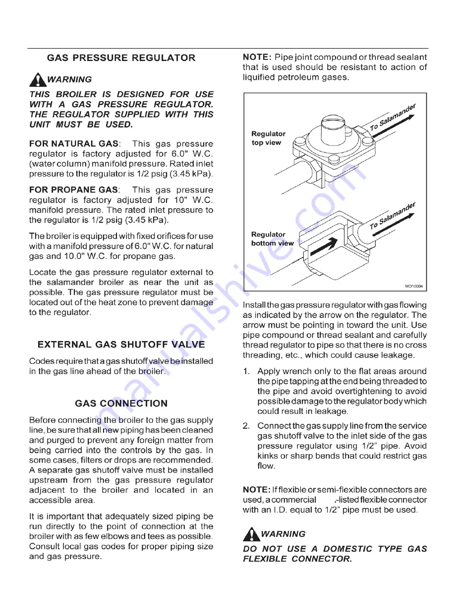 MONTAGUE Salamander SB36 Instruction Manual Download Page 8