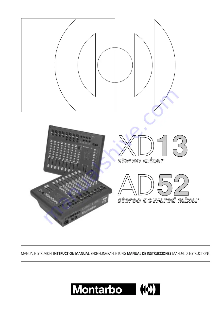 Montarbo AD52 Instruction Manual Download Page 1