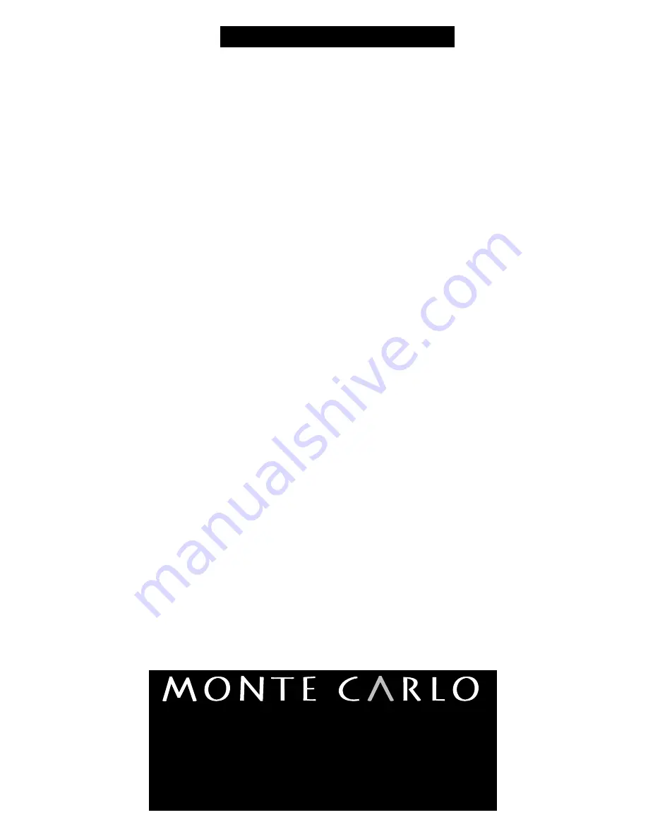 Monte Carlo Fan Company 5AYR54 Series Owner'S Manual Download Page 7