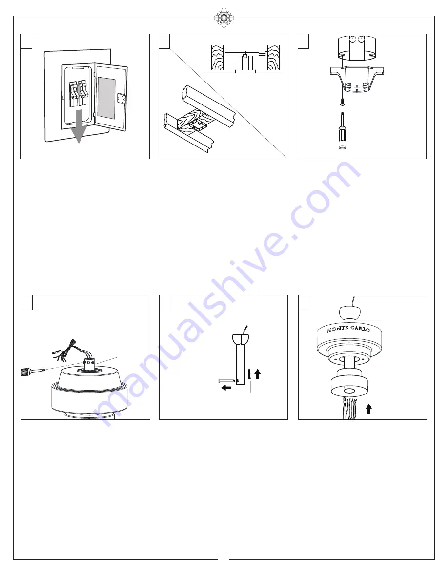 Monte Carlo Fan Company Arcade 3AR54BS Owner'S Manual And Installation Manual Download Page 3