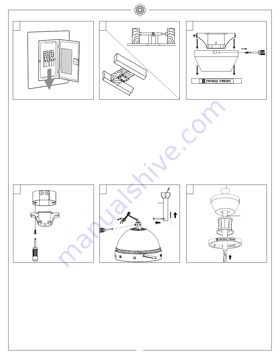 Monte Carlo Fan Company Hicks 3HCKR60 D Series Скачать руководство пользователя страница 3