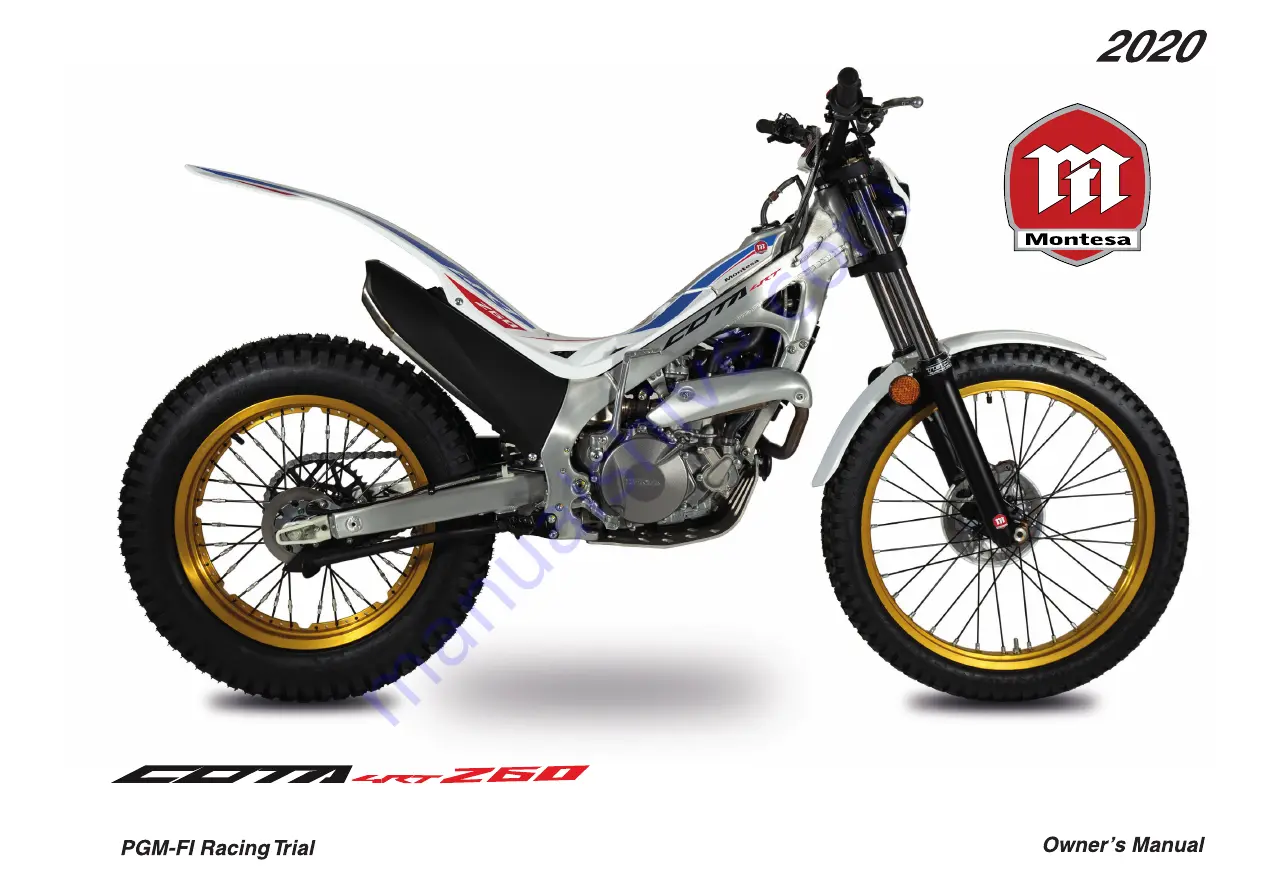 Montesa COTA 4RT 260 2020 Скачать руководство пользователя страница 1