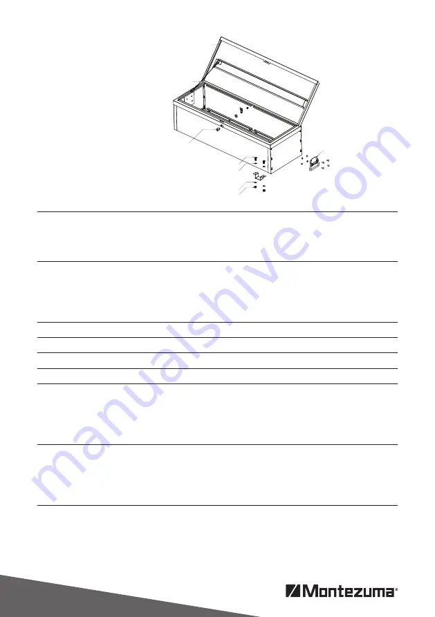 Montezuma MKDB30B Owner'S Manual Download Page 4