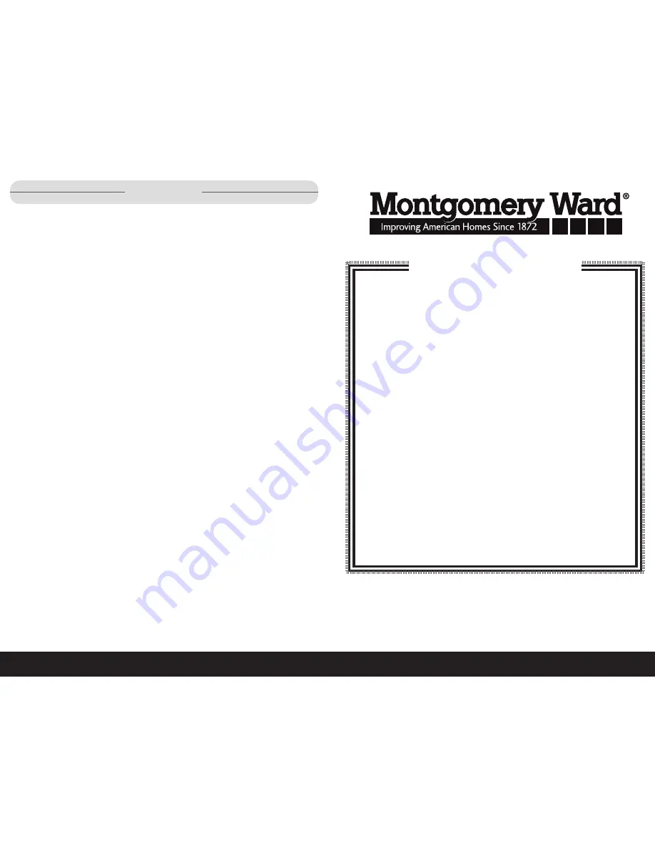 Montgomery Ward 747004 Instruciton Manual Download Page 12