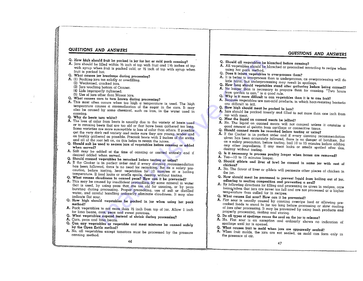 Montgomery Ward MAGIC SEAL 5514B Manual Download Page 25