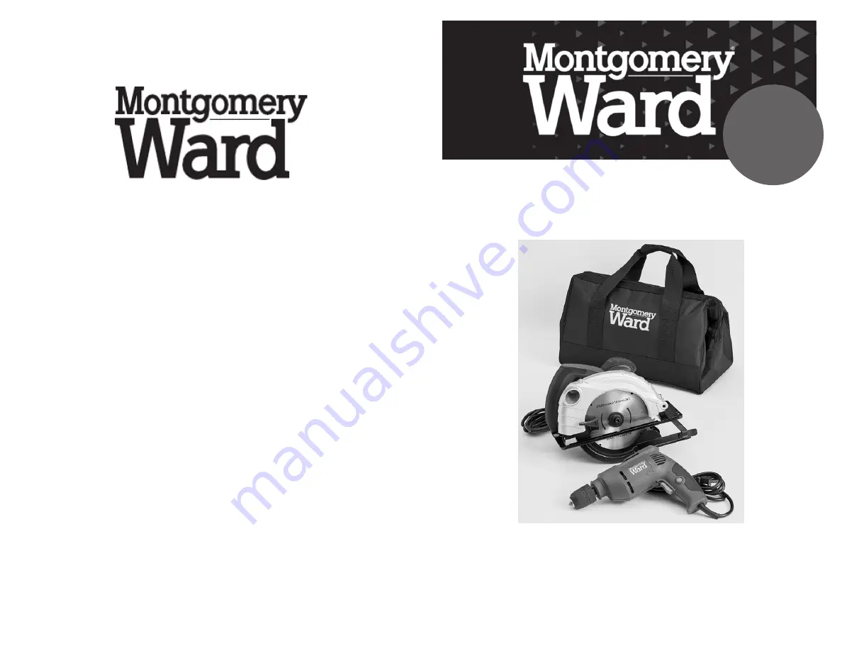 Montgomery Ward SG775185 Instruction Manual Download Page 1