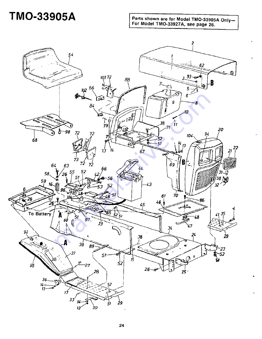 Montgomery Ward TMO-33905 A Operating Manual Download Page 24