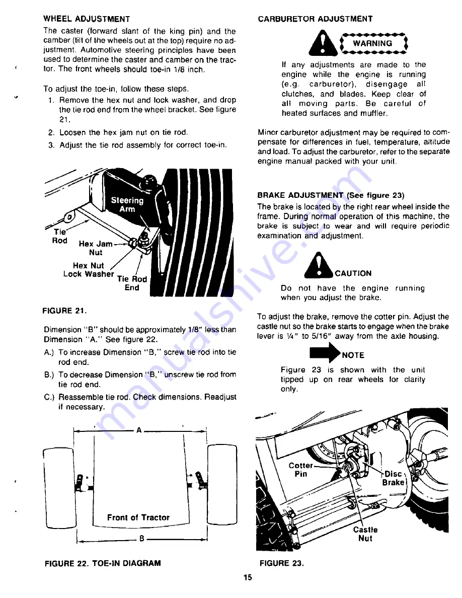 Montgomery Ward TMO-33907B Operating Manual Download Page 15