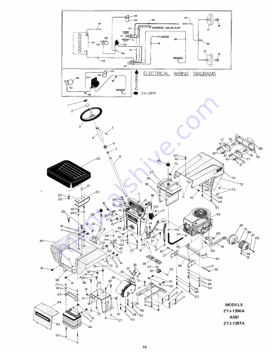 Montgomery Ward ZYJ-1387A Скачать руководство пользователя страница 10