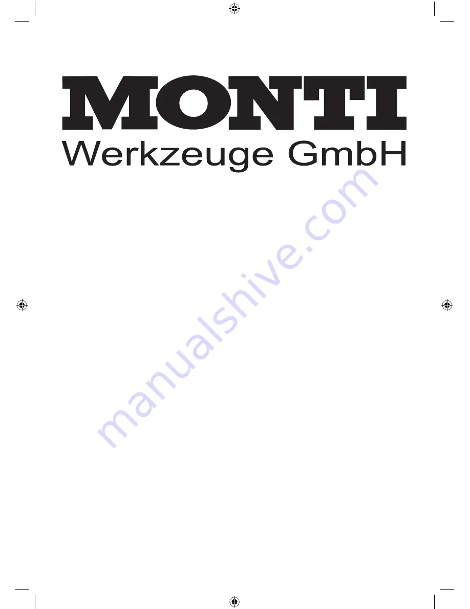 Monti MBX PNEUMATIC AUTOMOTIVE Manual Download Page 87