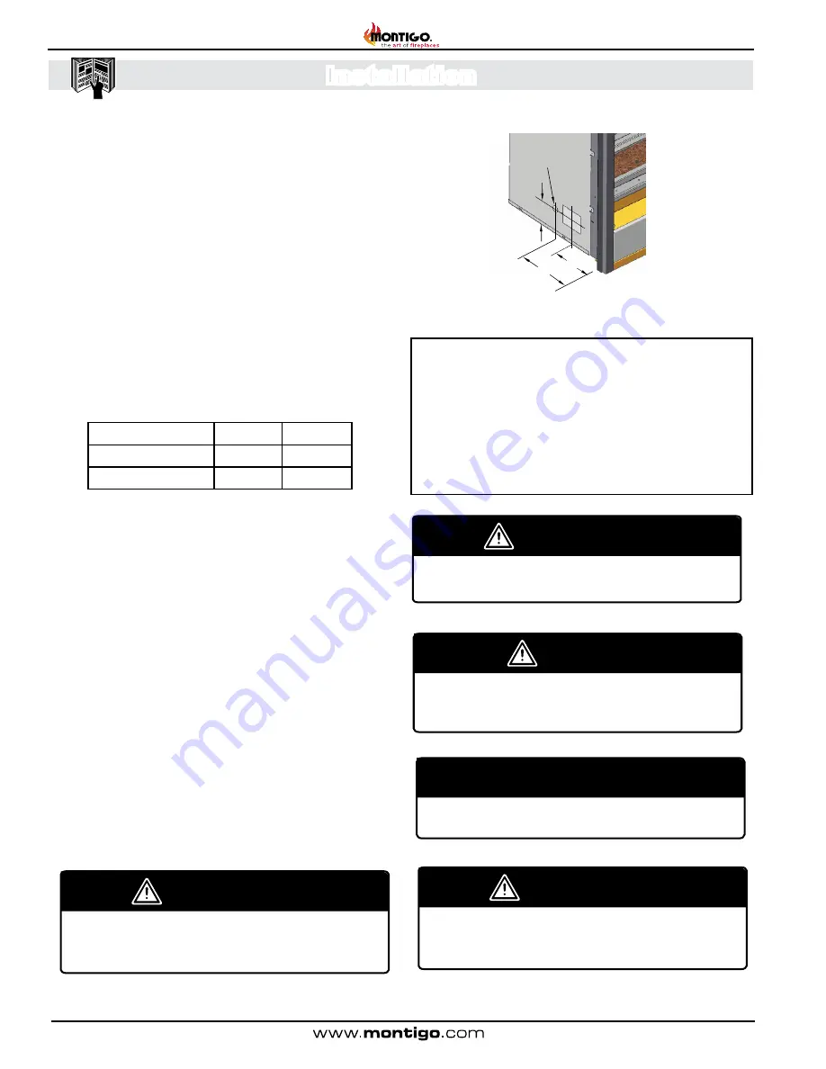 Montigo L42DF series Installation & Maintenance Manual Download Page 22